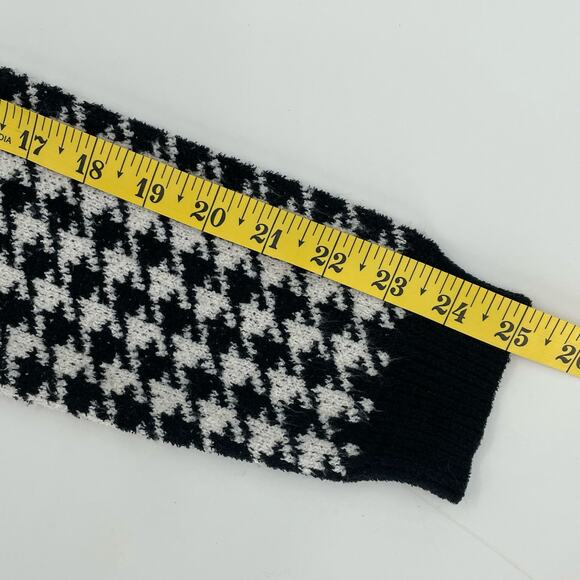 Express Women's Long Sleeve Sweater‎ Dress, Houndstooth, Sz. M - Picture 11 of 12